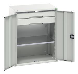 Bott Verso Basic Tool Cupboards Cupboard with shelves Verso 800x550x1000H Cupboard 2 Drawer 1 Shelf